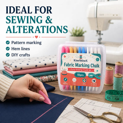 💥2026 Hot Sale✂️ Fabric Marking Chalk Set for Sewing, Quilting & Alterations