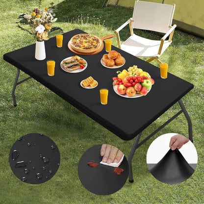 Set aus Stretchstoff-Tischdecken, passend für Tische mit einer Länge von 4 ft / 6 ft / 8 ft