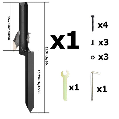 🔧 Save 50%! ⏰ 🛠️ Fence Post Repair Stake | Heavy-Duty Steel
