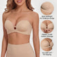 BUBOOP Women’s Strapless Front-Fastening Bra & Pushing-Up Bra 🌸 Padded 🌙 Cup-Enhancing 🎀 Non-slip design & Removable straps 👚 Suitable for all kinds of outfits 🕊️ Wire-free 💧 Seamless
