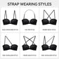 BUBOOP Women’s Strapless Front-Fastening Bra & Pushing-Up Bra 🌸 Padded 🌙 Cup-Enhancing 🎀 Non-slip design & Removable straps 👚 Suitable for all kinds of outfits 🕊️ Wire-free 💧 Seamless