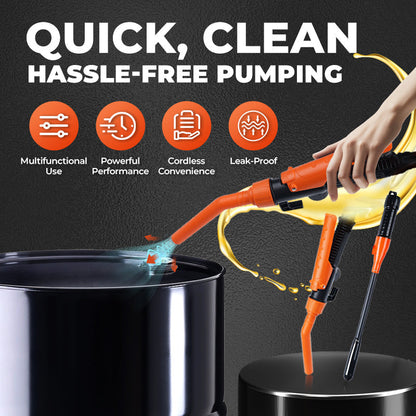 ⛽Manual Multi-Liquid Siphon Pump – Flexible Fluid Transfer Hose