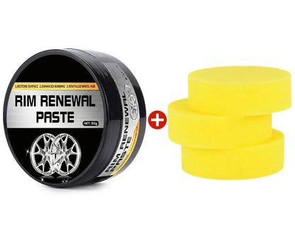 🚗✨ All-in-One Wheel Restoration Paste – Scratch Removal, Molecular Bonding, Safe for All Alloys 💎