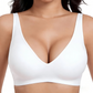 🎉Final 2 Hours- Only ￡9.98!!🌸💕 Jelly Wireless Womens Comfortable Wireless Bras Push Up Bralettes Seamless Tshirts Bras Deep V Everyday Bras