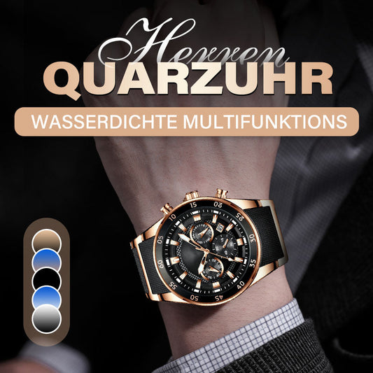📢📢 Flash Sale: Nur noch 3 Stunden! ⏰⏰——Hochwertige Business-Multifunktions-Quarz-Uhr für Herren