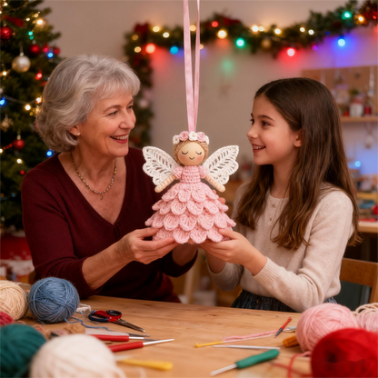 🧚Letzter Tag Ausverkauf 26% Rabatt✨Häkeln Sie Ihren eigenen Engel – Komplettes Bastelset🔥2 Artikel+ kostenloser Versand🔥