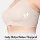 Weicher, nahtloser, kabelloser Push-up-BH mit voller Abdeckung