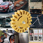 Pneumatische Klebstoffentfernungsscheibe & Reifenpolierrad, zum schnellen Entfernen von Aufklebern, Klebeband, Vinylgrafiken und Ähnlichem von der Fahrzeugoberfläche