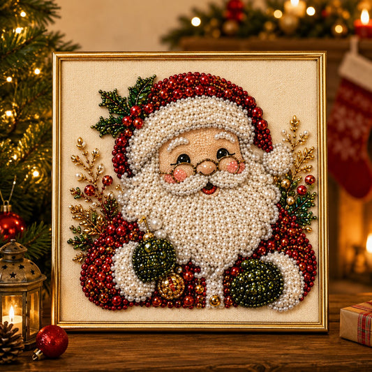 🎅Christmas Pre Sale £9.77 ! 🧘Relaxing & Beginner-Friendly -🎨 DIY Christmas Pearl  Art Kit