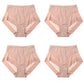 🌸Zeitlich begrenzt 50% RABATT🌸Hoch taillierte, nahtlose Formhöschen aus Ice Silk (4 Stück)