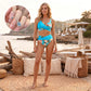 🌊50% Off👙Women's Floral High-Waist Bikini Set