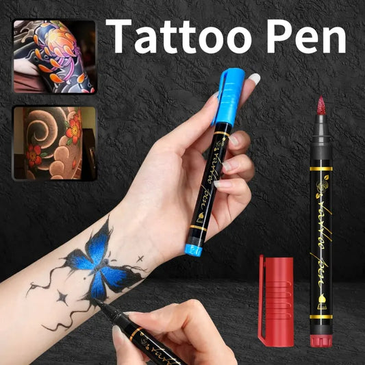 ⏰LIMITED SALE 50% OFF🎨Perfect For Unique Body Art🔥Temporary Tattoo Markers for Skin