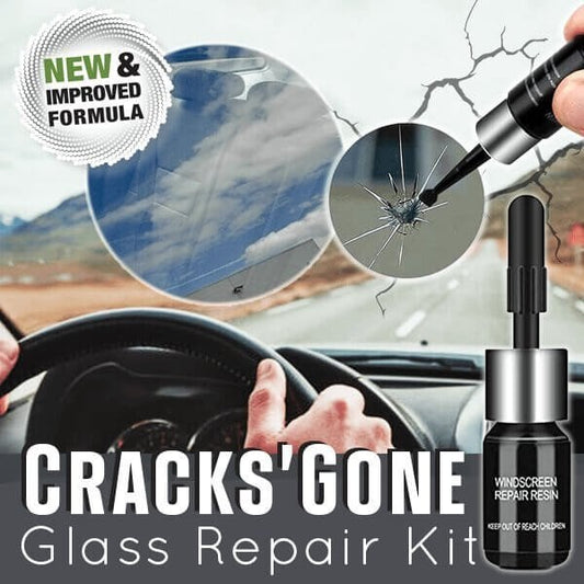 💥1 + 1 gratis🚗Cracks Gone Glasreparatur-Set (neue Formel)🤩