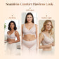 🎉Final 2 Hours- Only ￡9.98!!🌸💕 Jelly Wireless Womens Comfortable Wireless Bras Push Up Bralettes Seamless Tshirts Bras Deep V Everyday Bras