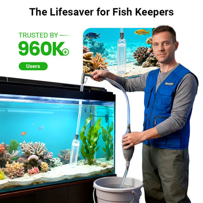 🐠 50% OFF LIMITED STOCK✨ Siphon floor cleaner for aquariums