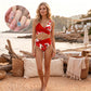 🌊50% Off👙Women's Floral High-Waist Bikini Set