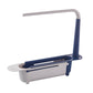 🧽 No-Drill Sink Organiser – Telescopic Stainless Steel Rack with Towel Bar & Drain Holes