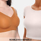 Weicher, nahtloser, kabelloser Push-up-BH mit voller Abdeckung
