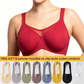 ⏳Last Day Special Price £11.99💐Women's Elegant Sheer Full Coverage Non-padded Plus Size Bra