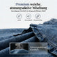 Damen-Jeansjacke mit Rüschenbesatz und offenem Vorderteil – Leicht und feminin – Vielseitig und schick