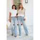 🍃 Vintage-Waschungen mit hohem Bauch und Bauchkontrolle Jeans mit geradem Bein