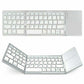 Ultradünne kabellose Mini-Bluetooth-Tastatur, faltbare und schlichte Tablet-Tastatur für zu Hause und das Büro