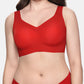 Weicher, nahtloser, kabelloser Push-up-BH mit voller Abdeckung