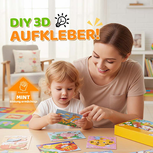 💥Kinder DIY 3D EVA Sticker Bastelset