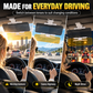 🚗 Drive Safer Day & Night 🌙 Universal HD Anti-Glare Car Visor ✨