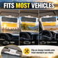 🚗 Drive Safer Day & Night 🌙 Universal HD Anti-Glare Car Visor ✨