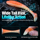 Simulation Earthworm Soft Fishing Lures Shrimp Scented Artificial Worm Baits for Freshwater and Saltwater Pack of 50 or 100