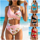 🌊50% Off👙Women's Floral High-Waist Bikini Set