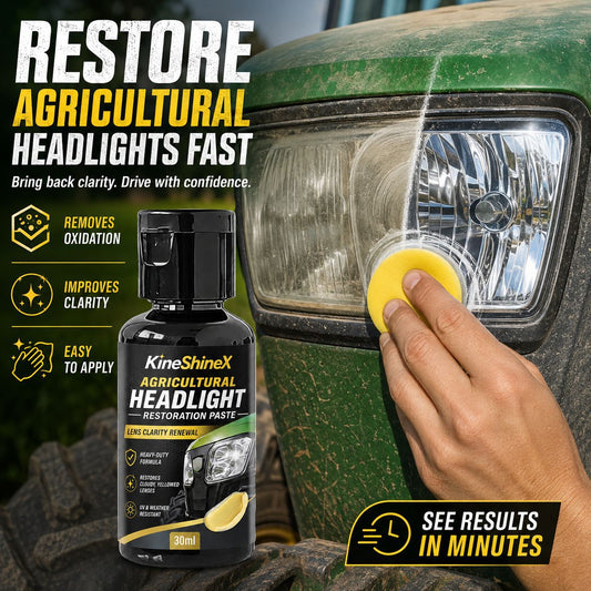 🚗Hot sale -60% OFF🚗 Agricultural Machinery Headlight Restoration Paste—Removes Yellowing and Fog, Polishes and Repairs Headlights