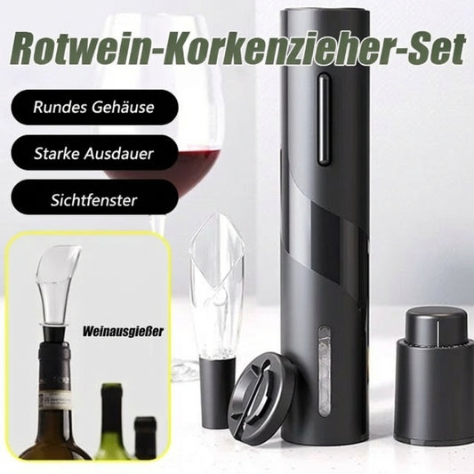 🎁Top-Angebot 50% RABATT🍾🍷Multifunktionales elektrisches Korkenzieher Set