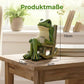 Solarbetriebene Schaukelstuhl-Frosch-Dekoration
