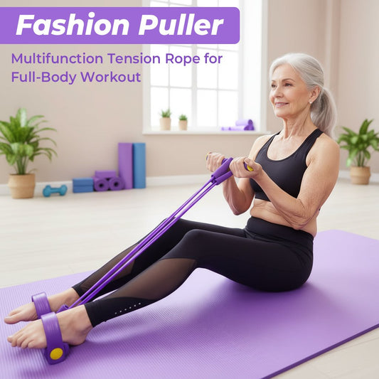 🎁Heißer Verkauf 50 % Rabatt heute!🔥Neuestes 6-Rohr-Pedalwiderstandsgerät, abnehmbares und einstellbares Pedalwiderstandsgerät🌟🏃