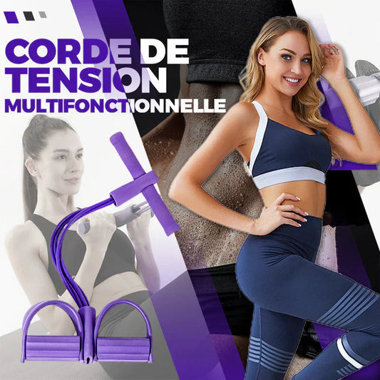 🔥 LIMITED-TIME 50% OFF! 💎💪Multifunction Pedal Resistance Band, Elastic Pull Rope Fitness, Full-Body Workout at Home Gym, Exercise Sit-up, Yoga, Abdominal Training Summervibes