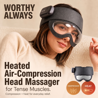 🎁⏰Thermal Heated Air Compression Head Massager