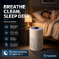 🥳 Silent Air Purifier – Multi‑layer filtration, ultra‑quiet sleep mode. Covers 30‑50m², one‑touch operation. Breathe clean, rest easy. No more sneezing at night! 🛌✨