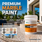 🔥The high-grade marble-like texture is "painted" out-1kg Natural Stone Textured Paint for Exterior Wall