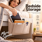 🥳2026 HOT SALE🥳💞50K+ SOLD! 🛏️ Bedside Hanging Storage Bag‑Multi‑Pocket Bed Caddy Organizer, Felt Hanging Pouch for Dorm Bunk Bed Hold Tablet Book Phone Stationery