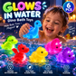 Set of 6 mould-free silicone dinosaur bath toys for babies