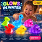 Set of 6 mould-free silicone dinosaur bath toys for babies