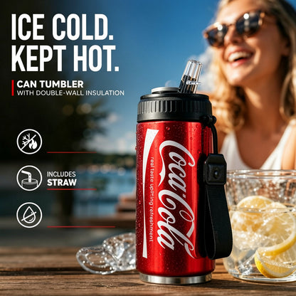 💥Über 50.000 verkaufte Exemplare!🥤Doppelwandiger, isolierter Becher aus Edelstahl in Form einer Cola-Dose