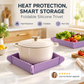 Magnetic Silicone Trivet — Foldable Pot Mat & Mini Tray