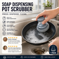 🥳HOT SALE🥳💞10K+ SOLD! Scrubber Brush – From £4.99! Built-in soap, non-scratch & ergonomic. Clean pots easily – grab yours! ✅