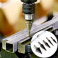 Pagoda-shaped Drill Bits Set with Aluminum Storage Case