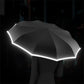 🌧️🌞51% Rabatt🌂🌂Reflektierender Sicherheitsstreifen Ringschnalle Regenschirm