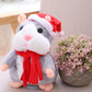 🐹 Last Day Special Price £9.99！✨Talking Hamster Plush – repeats whatever you say, auto head-shaking, hilarious fun for kids & adults.🎁