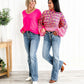 👖Bootcut-Jeans mit Knopffalte für Frauen🔥kostenloser Versand